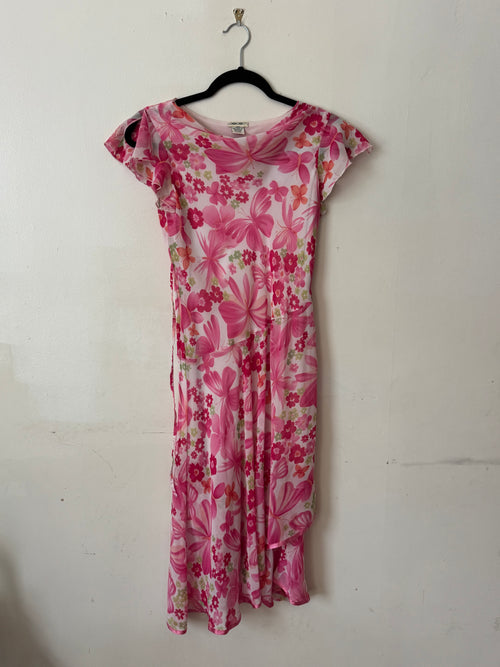 'CHEROKEE' Pink Floral Mini Dress