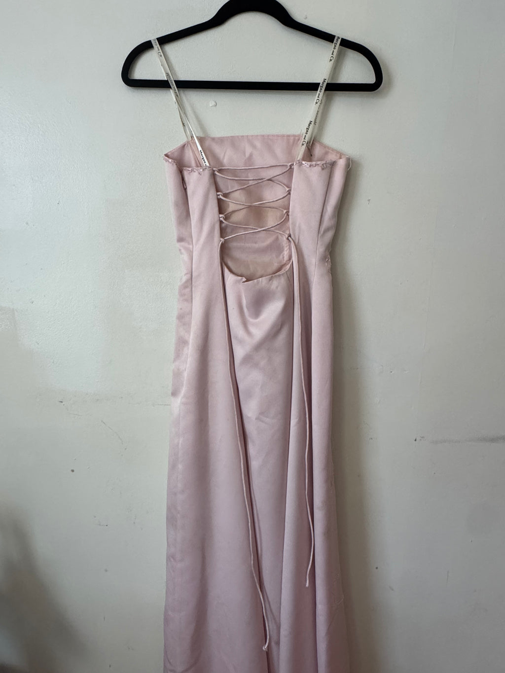 'Morgan and Co.' Baby Pink Beaded Gown